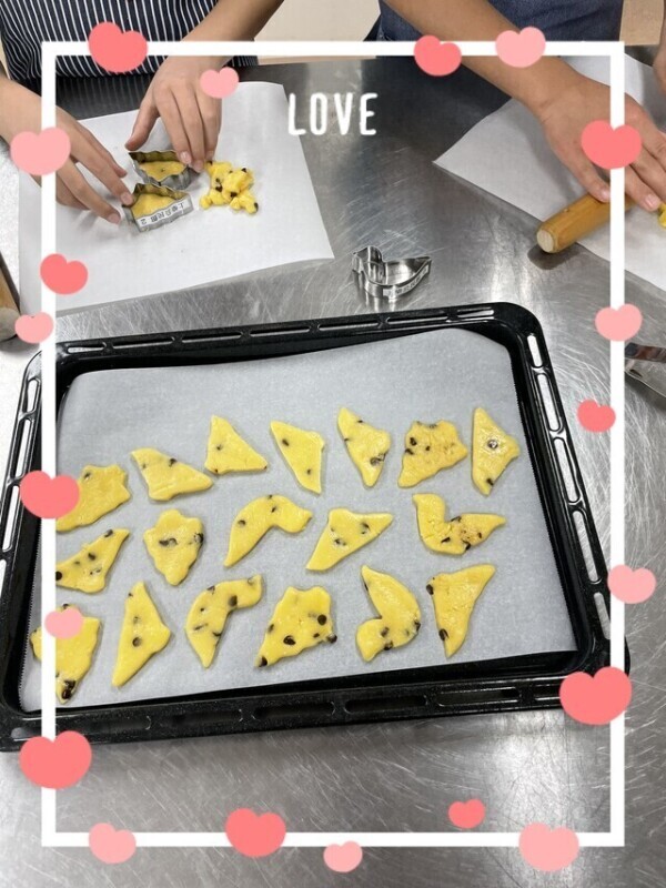 楽しいクッキー作り。