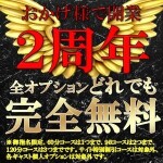 おかげ様で２周年！総額１５０００円相当完全無料！全オプション完全無料！