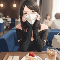 顔にまたがるネキ?