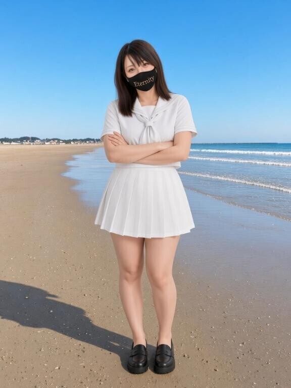 顔にまたがるネキ?