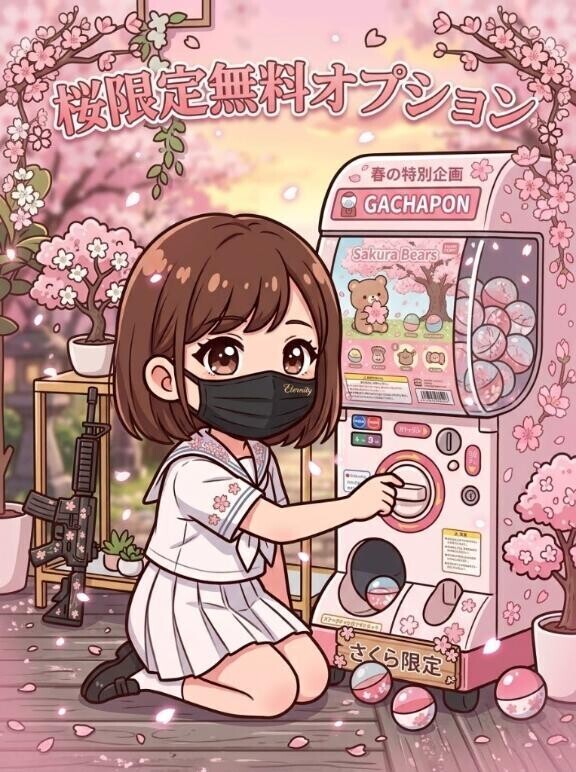 桜限定無料オプション