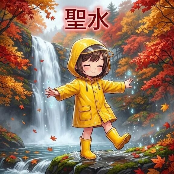 夜も聖水ぶっかけ