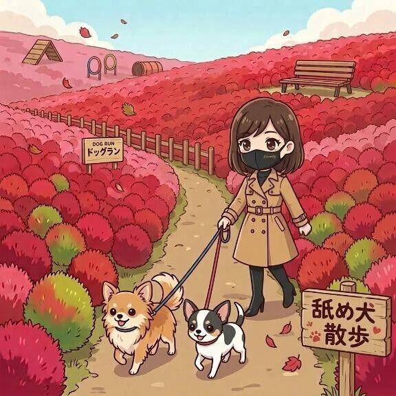 舐め犬散歩