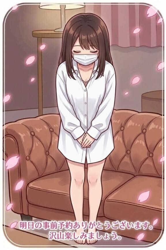 明日の事前予約ありがとうございます。