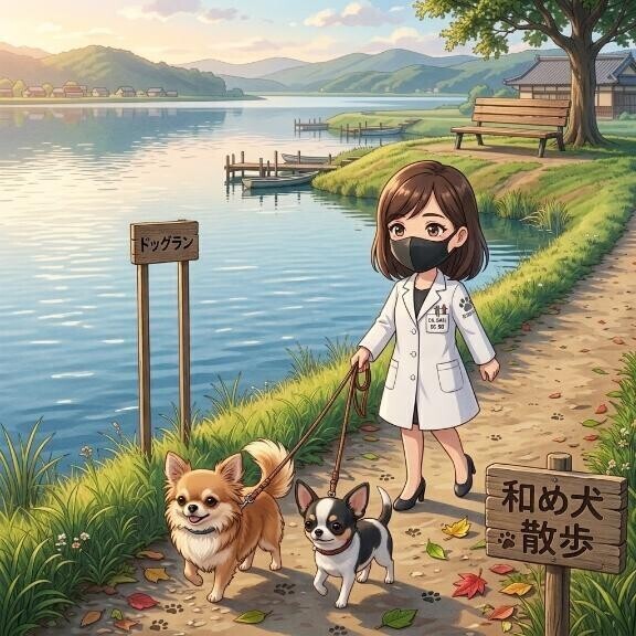 舐め犬散歩