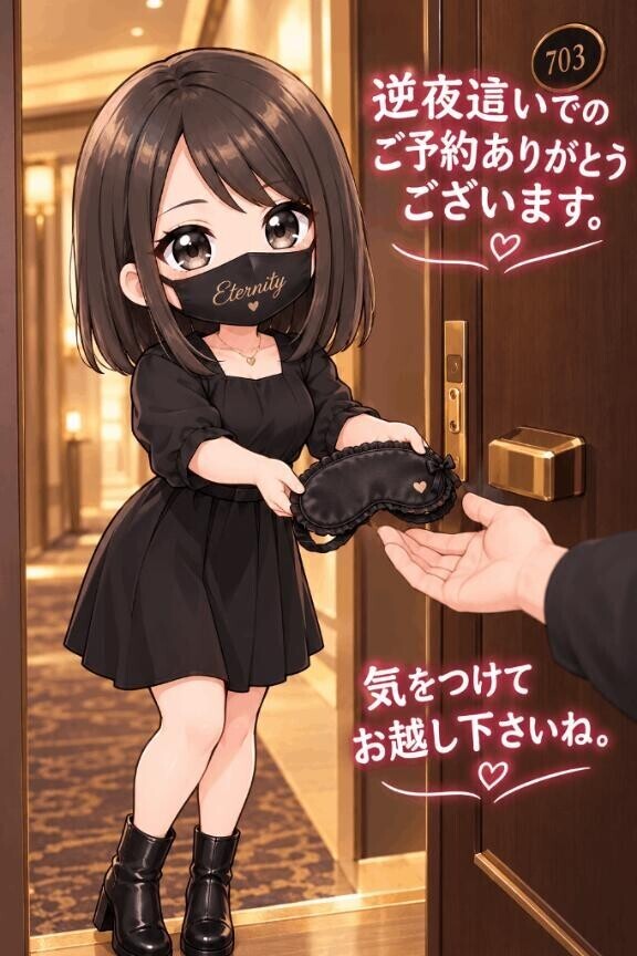 逆夜這いでのご予約ありがとうございます。