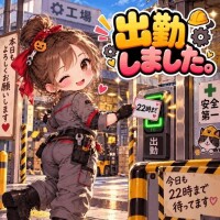 出勤しました。