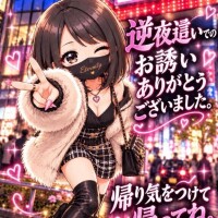 逆夜這いでのお誘いありがとうございました。