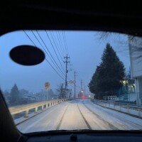 雪のなか