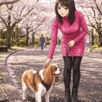 雨止んだよ?舐め犬さんいらっしゃい?