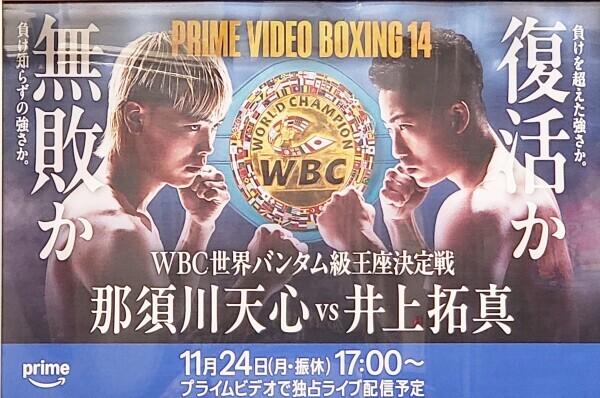 昨日のボクシング試合～