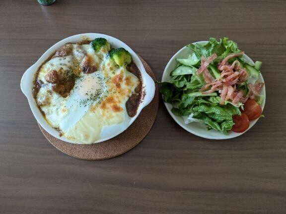 焼きカレーからの?