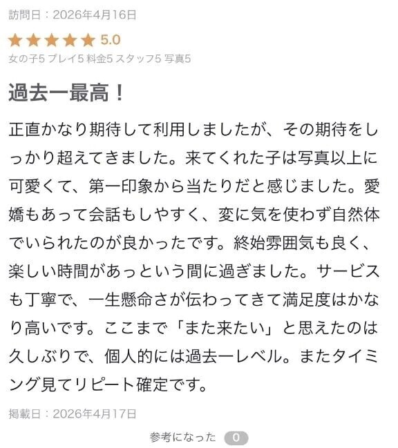 口コミありがとうございます🕊💌