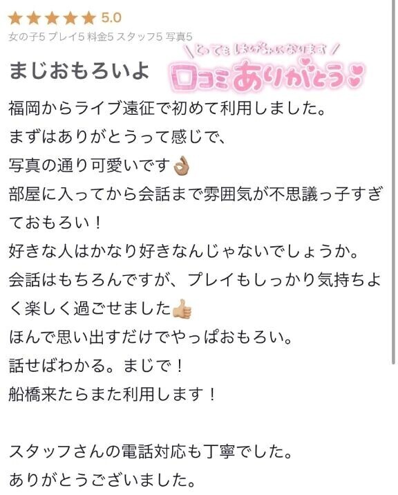 【お礼写メ日記】
