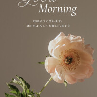 おはよう！