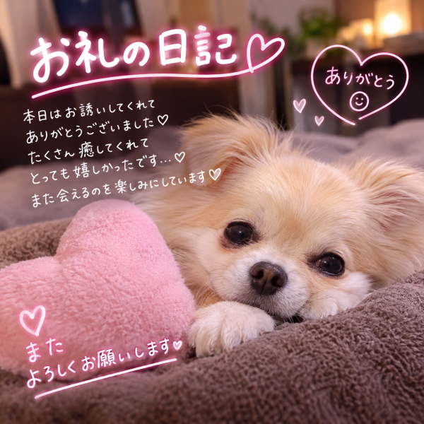 お礼です♡