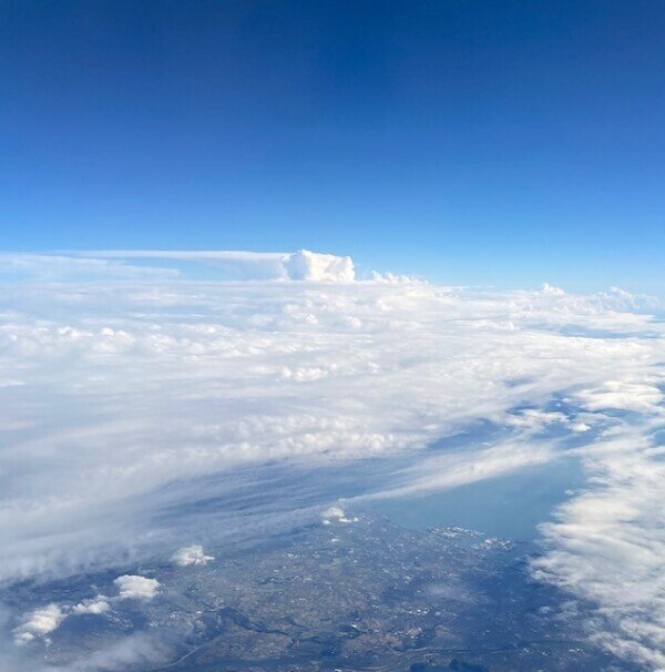 久しぶりの曇りだけど☁️