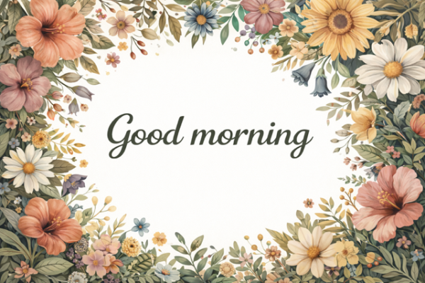 おはようございます☀