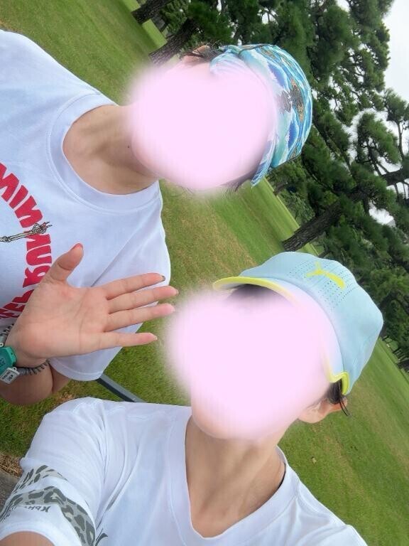 朝ランした???♀??