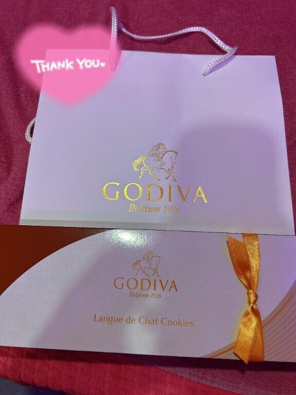 久しぶりのGODIVA?ありがとう??