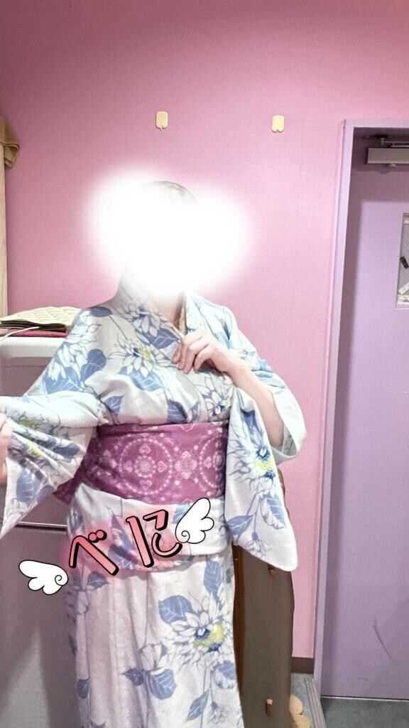 本日はこちらの浴衣?