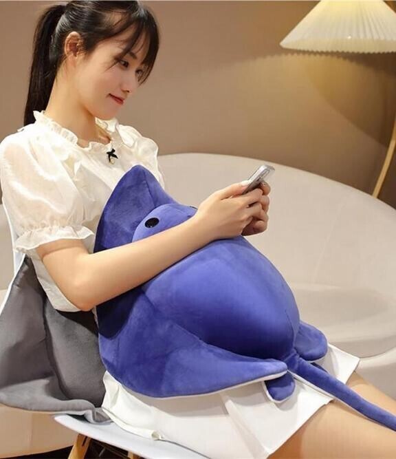 エイにエイッ?【エイの抱き枕( ????  )】