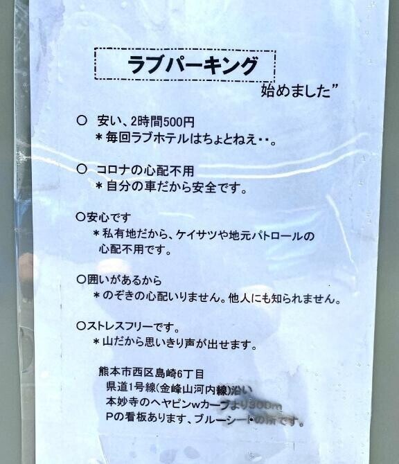 こんなパーキングあるのか(  -?ω-? )ここでやりたい