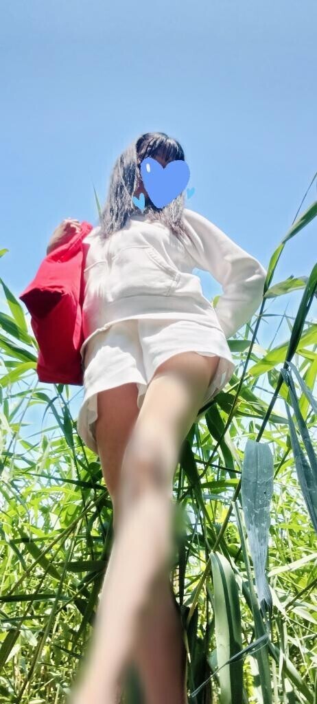 緑をかき分け（笑）