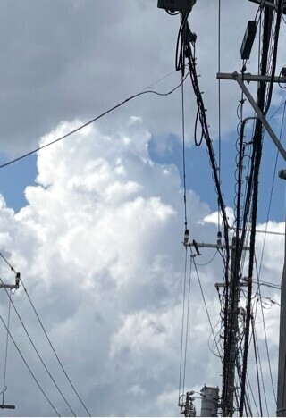 夏って感じの雲！