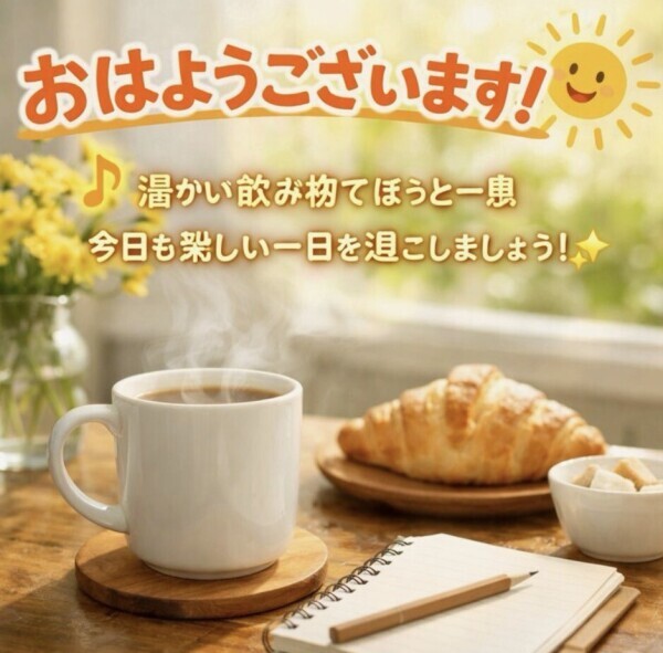 おはようございます