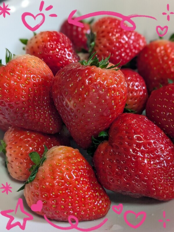 大好きないちごGET🍓🍓🍓