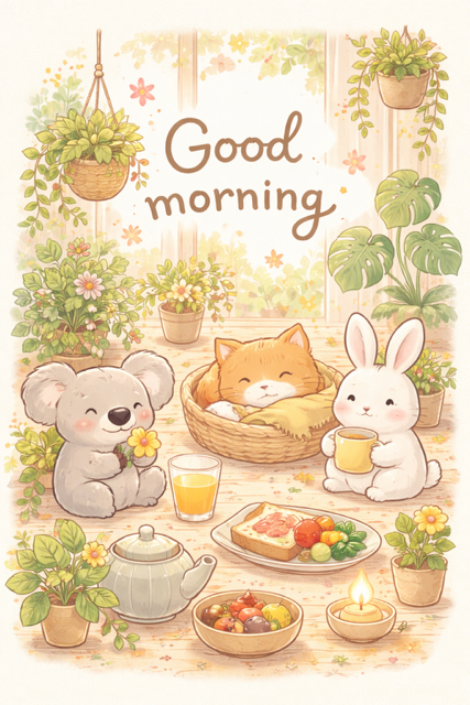 おはようございます🌞