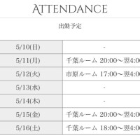今週のシフトです