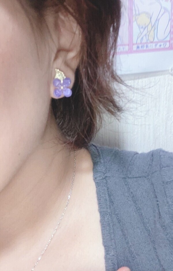 新しいピアス買いました♡