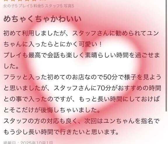 【お礼写メ日記】