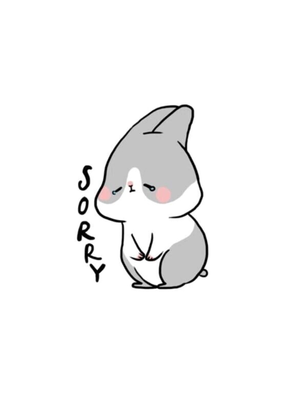 ごめんなさい😫