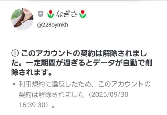またLINE垢BANされてる😭