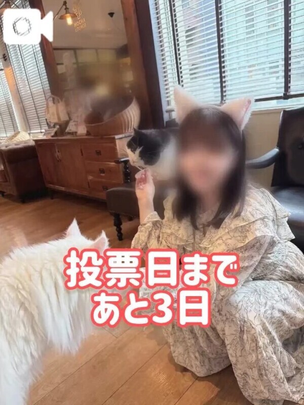 投票日まであと3日♡