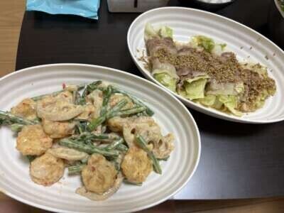 昨日の晩御飯🍽🎀