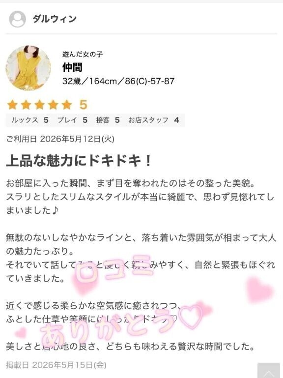 口コミありがとうございます
