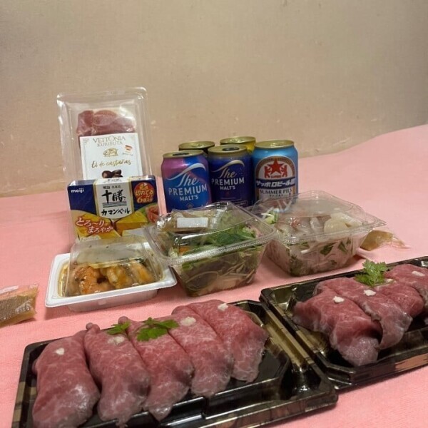 ビールが美味しい季節だね🥩🧀🍻