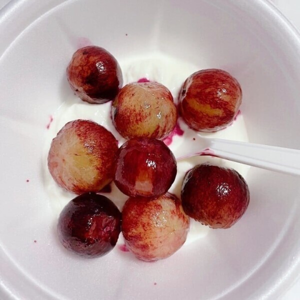 巨峰ヨーグルト🍇💜