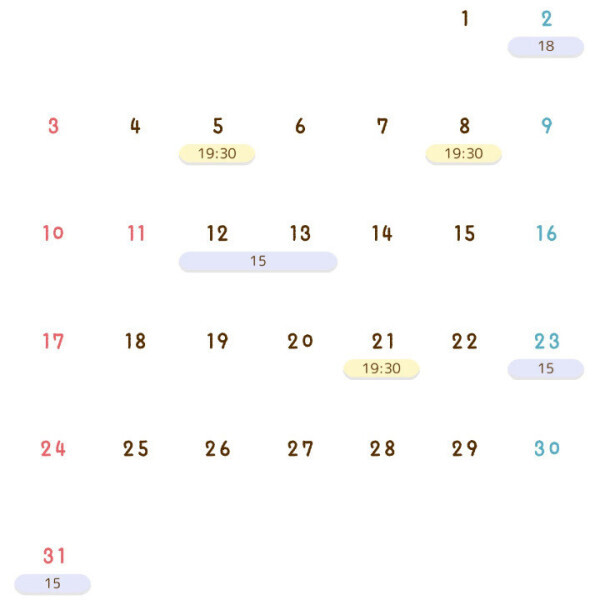 8月のスタート🍉
