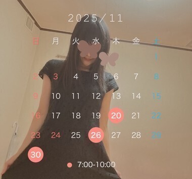 11月後半の予定！