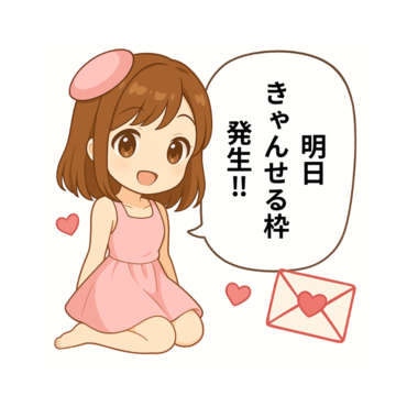 明日＼キャンセル枠／あり🕊️