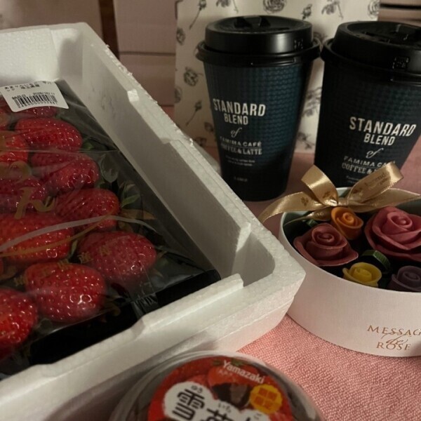 絆が深まりました🍓🍫🌹