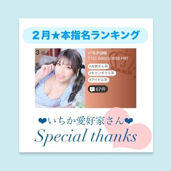 ２月もありがとうです♡