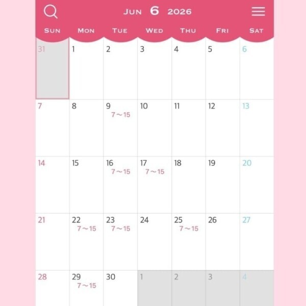 6月予定