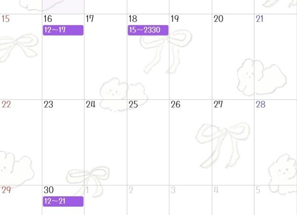 5月後半(・ⅹ・）