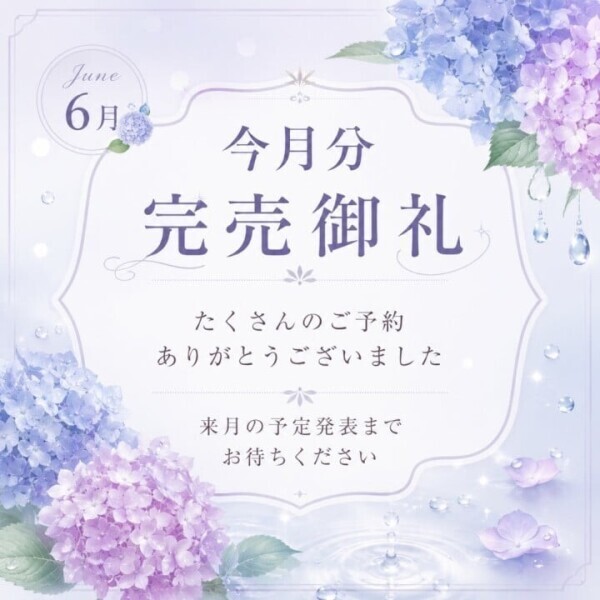 🩵完売御礼